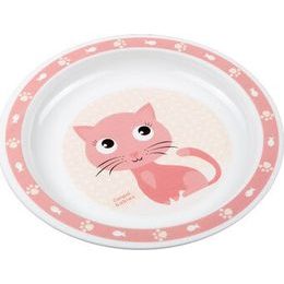 CANPOL babies Plastový talíř CUTE ANIMALS kočička