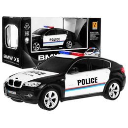 Policejní autíčko na dálkové ovládání BMW X6 1:24