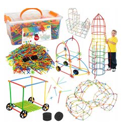 Stavební konstrukce z brček/tyčinek 1200ks