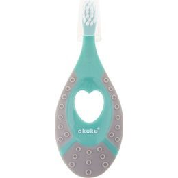 AKUKU Silikonový zubní kartáček, mátový