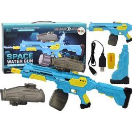 Automatická bezdrátová vodní puška M416, modrá