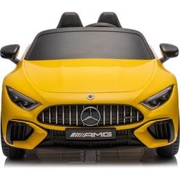 Elektrické autíčko Mercedes AMG SL63 žluté