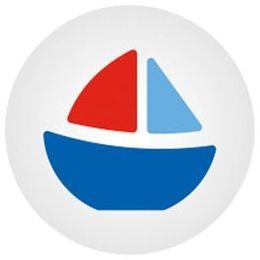 Loďka - zacvakávací korálek, polovina