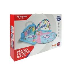 Haunger hrací deka s piankem Fitness Rack modrá