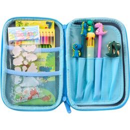 Penál s jednorožcem 3D fialový