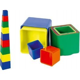 Pyramida skládanka hranatá 9ks