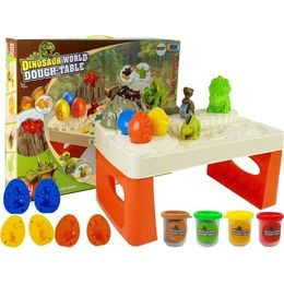 PlayDough sada stůl s dinosaury a plastelínou