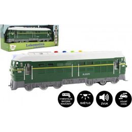 Lokomotiva/Vlak zelená - na baterie