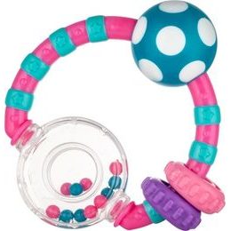 Chrastítko Canpol Babies s kroužky - červené