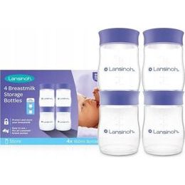 Zásobníky láhve na uskladnění mateřského mléka 4 ks