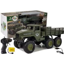 Nákladní auto 6x6 na dálkové ovládání Army Truck zelené 1:18