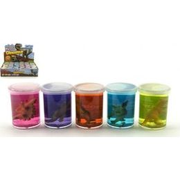 Sliz - hmota 80g dinosaurus - mix 6 barev