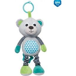 CANPOL 68/053 Plyšák s hrací skříňkou 0+ Medvídci šedý