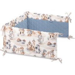 Ochranný mantinel do postýlky Dráček jeans