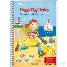 Zábavná knížka Peggy Diggledey - hry a hádanky