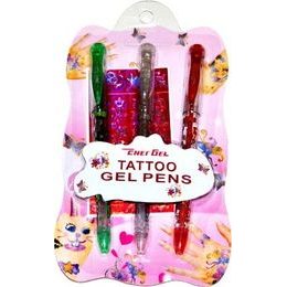 Gelové pero tetovací 6 ks