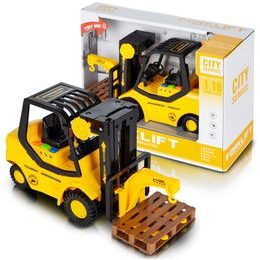 Vysokozdvižný vozík se světly a zvuky City Service 1:16