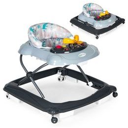 Ecotoys dětské vzdělávací chodítko - tmavě šedé