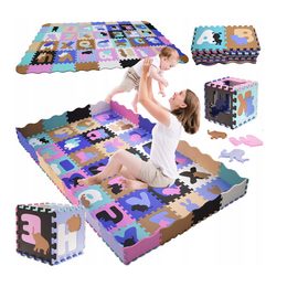 Výuková pěnová podložka Zvířátka s písmenky