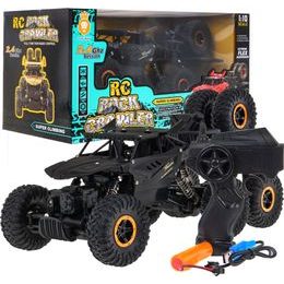 Auto na dálkové ovládání šestikolové Monster Truck oranžové 1:18