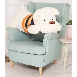 Plyšový pejsek Rek 100 cm - bílý