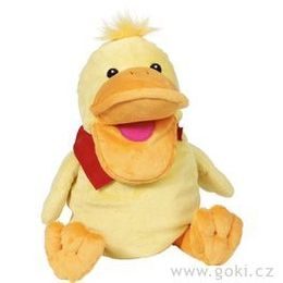 Maňásek na ruku - žlutá kačenka Ellsa