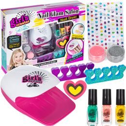 Dětské nehtové studio na baterie Nail Glam Salon