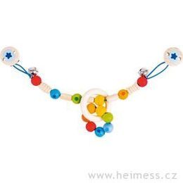 Duha - řetěz do kočárku (Heimess soft colors)