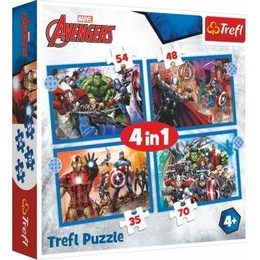 Puzzle 4v1 Stateční Avengers