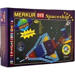 Stavebnice MERKUR 015 Raketoplán 10 modelů 195ks