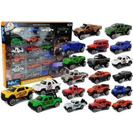 Majlo Toys sestava 20 kovových autíček Metal Cars