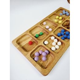 Drevená doska XL s 10 sekciami - bez čísel