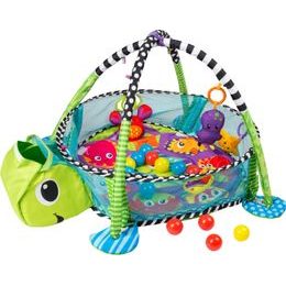 Ecotoys hrací deka 2v1 s 18 míčky Play Ball šedá