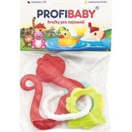 Chrastítko - špendlík černobílý - mix 2 druhy