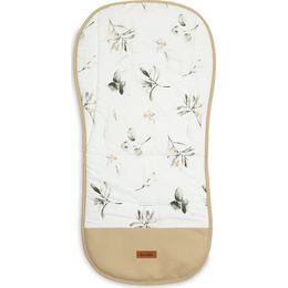 Oboustranná podložka do kočárku Sensillo Velvet - olivy