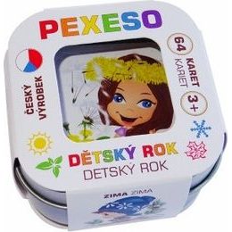 Pexeso - dětský rok - voděodolné 64 karet