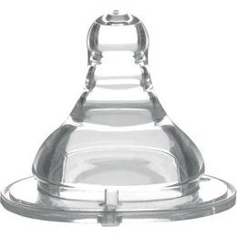 BIBS DE LUX - Silikonový dudlík, 0 - 36 m, vanilkový