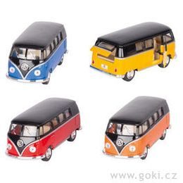 VW microbus (1962) se zpětným natahováním, měřítko 1:32