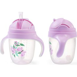 Dětská láhev se slámkou Akuku - Sovička