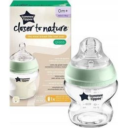 Tommee Tippee kojenecká láhev C2N skleněná bílá 250ml