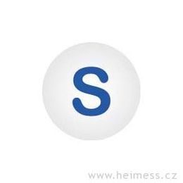 S - zacvakávací korálek, polovina