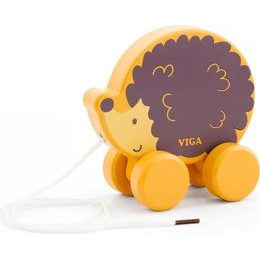 Dřevěná tahací hračka na šňůrce Viga Ježek