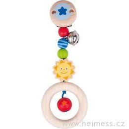 Sluníčko - hračka s klipem (Heimess soft colors)