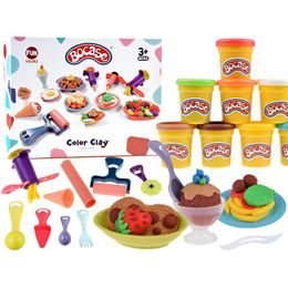 Modelovací plastelína s cukrářským příslušentsvím pro děti 8 barev Funny Doh