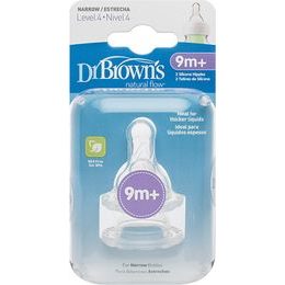 DR.BROWNS - Dudlík na láhve Standard úzké 0m + silikonový 2ks