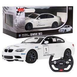 Rastar auto na dálkové ovládání BMW M3 1:14 bílé