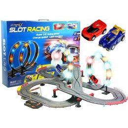 Závodní autodráha pro dvě auta