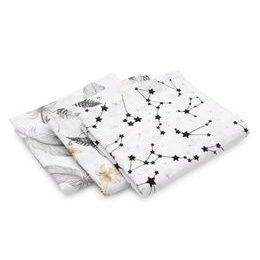 Mušelínové plenky 3ks, bílá