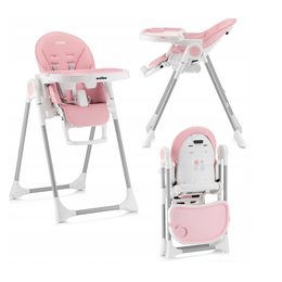 Dětská jídelní židlička Sesttino Nui růžová