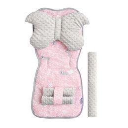 Souprava do kočárku Deluxe růžová